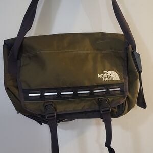 The North Face Olive Green Messenger Bag